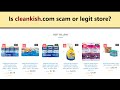 Cleankish reviews! Is cleankish.com scam or legit store to buy Clorox wipes and Lysol products?