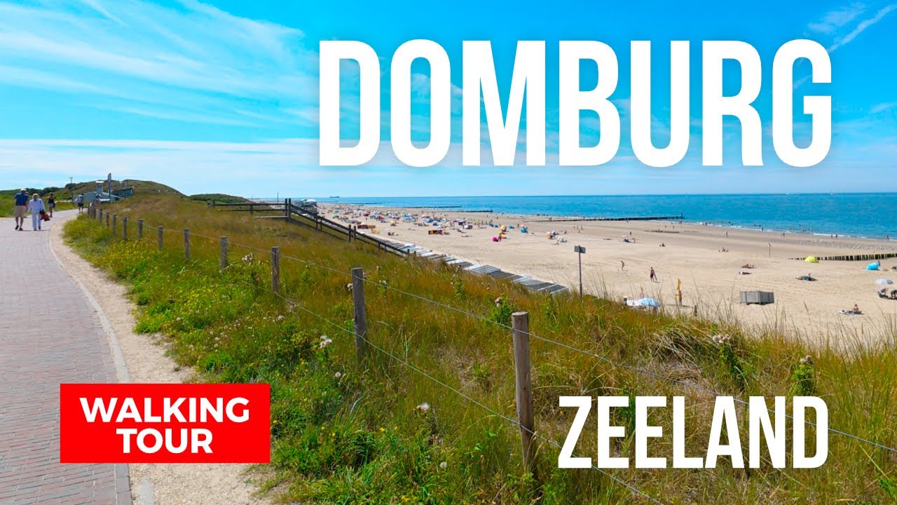Walking Tour Domburg, Zeeland, Netherlands 🇳🇱 | Summer Vibes July 2025 – Beach & Town (4K 60FPS)