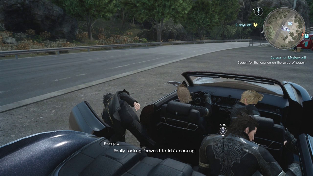 FFXV Scraps Of Mystery Quest 13 Sylvester's Map Piece M