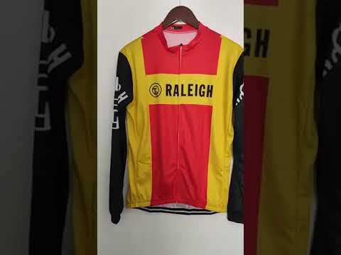 Retro cycling jersey Ti-Raleigh long 