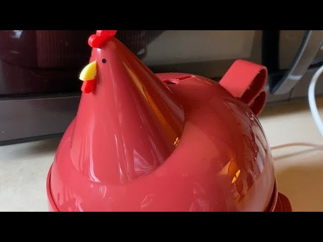 MAVERICKS HENRIETTA HEN Egg Cooker Poaches Boils Soft/ Hard Chirps When  Cooked