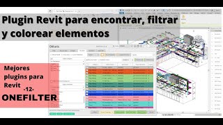 Filtrar, seleccionar y colorear elementos en Revit | Mejores plugins Revit |BIMdesign Consulting