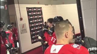 Luke Hughes preparing to make his NHL Debut NJ Devils 4/11/23 - Behind The Scenes