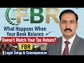 What Happens When Your Bank Balance Doesn’t Match Your Tax Return l Jinnah tax lawyers