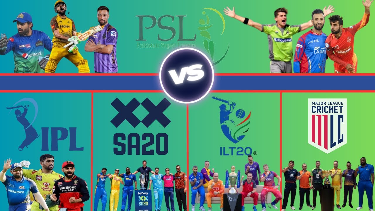 PSL vs IPL vs SA20 vs ILT20 vs MLC | Real Comparison 2025! | Which is Best 