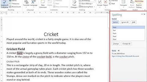 Using Spell Check | Computer Training | Periwinkle