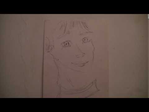 88შოთიკო კალანდაძის პორტრეტი დახატა ლიკა ქავჟარაძემ.