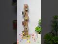 Wooden Marble Tree Ball Run Track|| 6 Tilting Buckets ||Marble Run Track #asmrvideos #satisfying