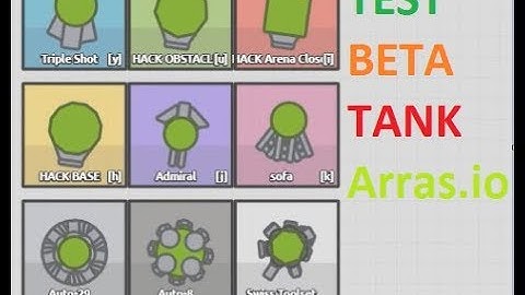 ARRAS.IO TEST BETA TANK (code tank by me) #2