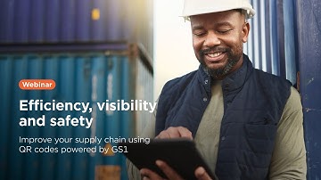 Efficiency, visibility and safety: improve your supply chain using QR codes powered by GS1
