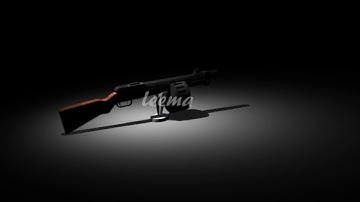 3D GUN modeling MAYA