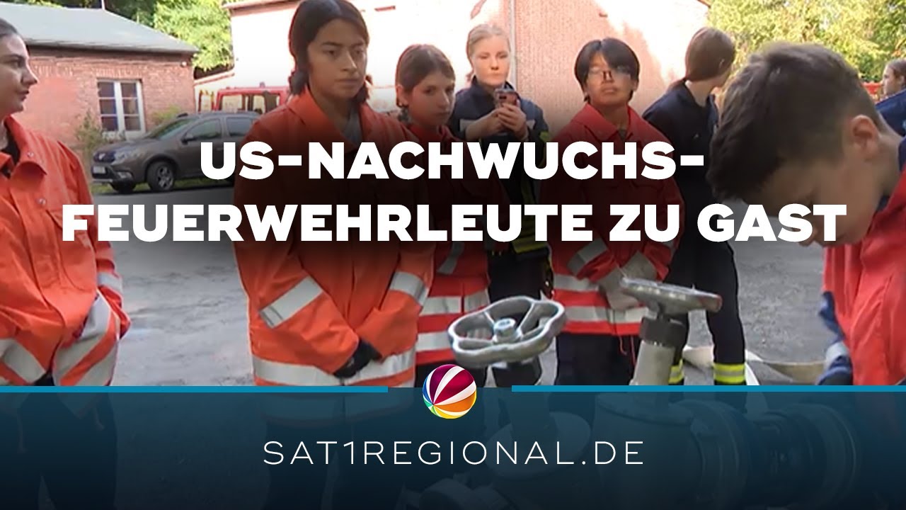 Austauschprogramm: US-Nachwuchs-Feuerwehrleute zu Gast in Niedersachsen