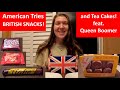 American Tries British Snacks and Tunnocks Tea Cakes for the First Time!