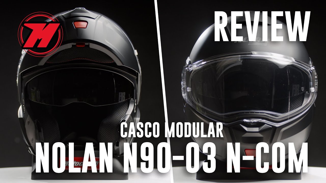 REVIEW casco modular Nolan N90-3 N-Com 👌 🏍️. ¿Casco modular con Bluetooth?