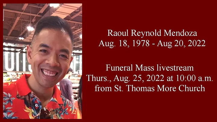 LIVE: Memorial Service for Raoul Reynold Mendoza (...