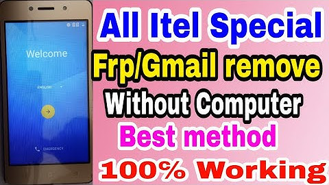 Itel A41 Plus Frp/Gmail remove best method step by step full Hindi.