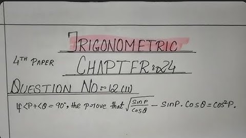 Chapter 24 | Trigonometric Ratios of Complementary Angle | class 10 #mathematics #trignometry 