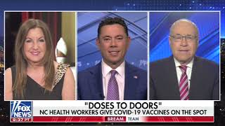 Covid-19 Vaccination Doses to Doors - Leslie Marshall on Fox News @ Night 7/13/21