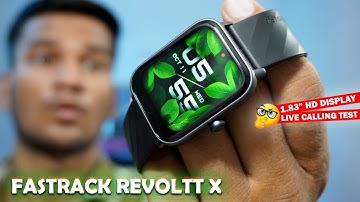 Fastrack Revoltt X Smartwatch ⚡ 1.83" HD Display | Games, Calculator | Fastrack Revolt X Review