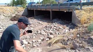 Moab Flash Flood in Pack Creek on July 31, 2022.