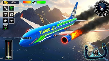Epic Plane Boeing Emergency Landing - Real City Pilot Simulator Game - Android Gameplay