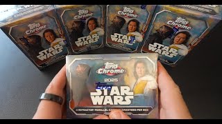 2025 Star Wars Chrome Topps Value Box Ripping Part 1