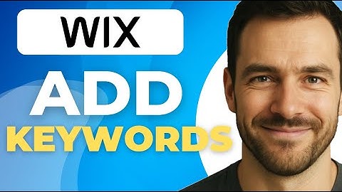 How To Add Keywords To Wix Website