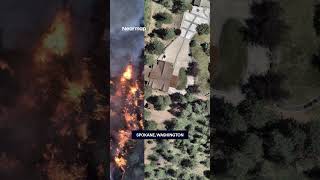 Before and after: Spokane fires captured hours after ignition