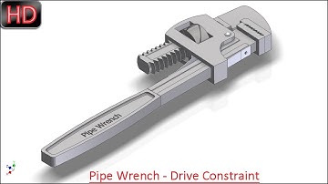 Pipe Wrench-Drive Constraint (Video Tutorial) Autodesk Inventor