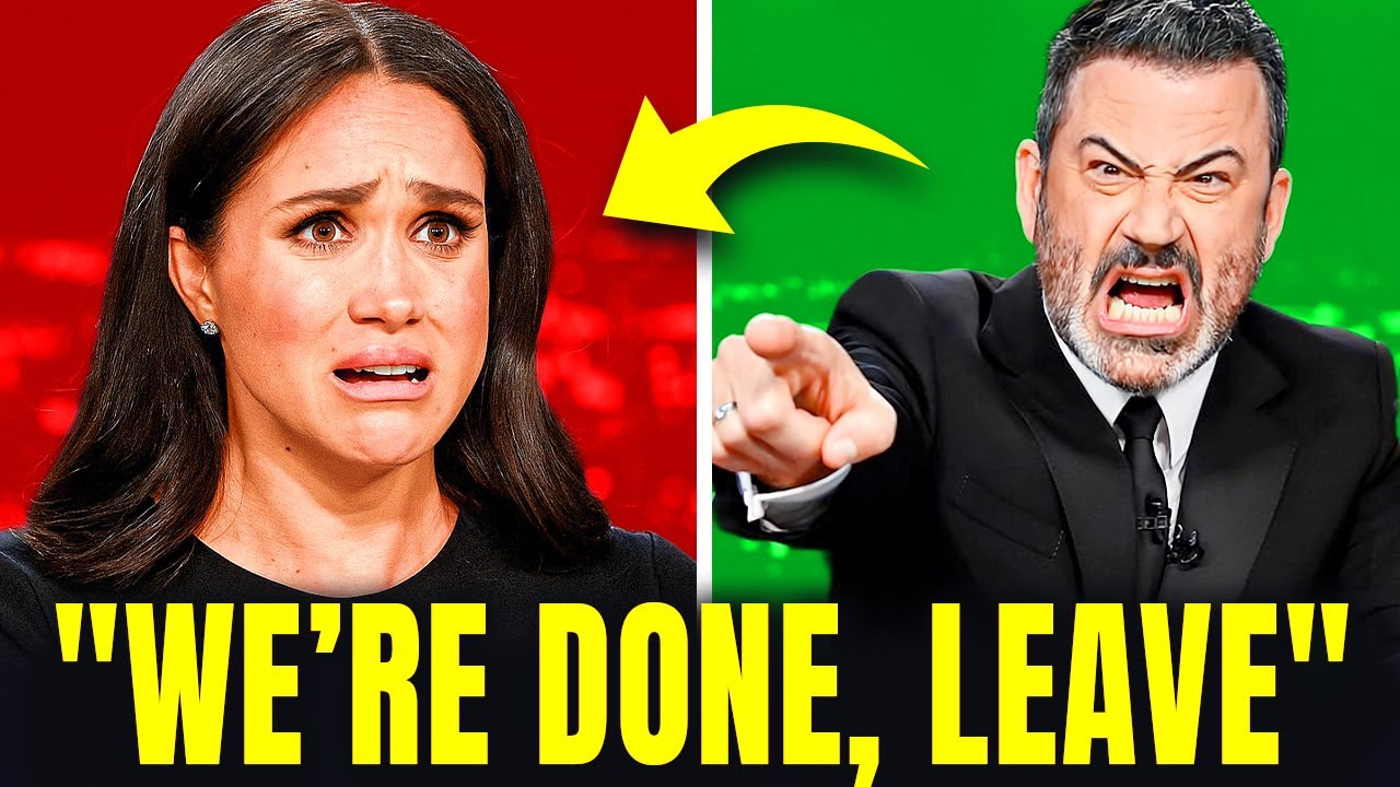 Meghan Markle Kicked Off Jimmy Kimmel's Show After Heated Clash - YouTube