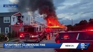 Fire damages Oak Creek apartment complex clubhouse, rekindles hours later Fire damages Oak Creek apartment complex clubhouse, rekindles hours later