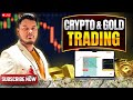 LIVE Gold Analysis 🔴 | BTC & ETH Market Setup | Market Footprinting Trading Concept Explained 🔥