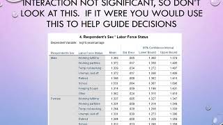 steps for a Factorial ANOVA