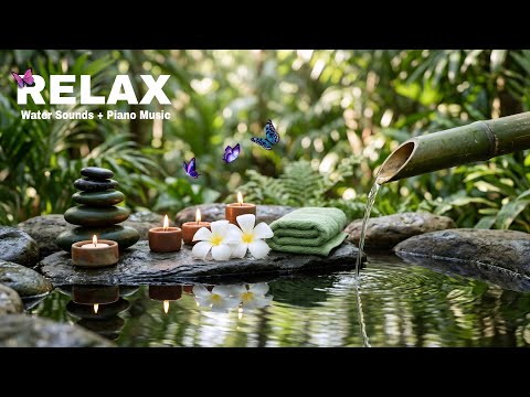 🌿 Sonidos de Bambú y Agua para Dormir Profundamente 🌙 Elimina el Estrés y Relaja tu Mente