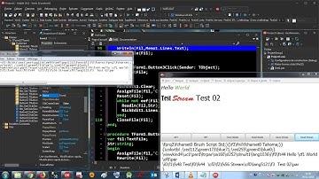 Delphi 024 RichEdit / 09 Save File and read