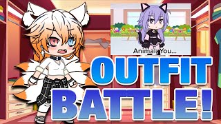 Outfit Battle!!! ~ mEmE 🦋 Gacha Life 👑 Marinette 🐞 MLB 🥀 Trend ~ Gacha Club 💦 #Shorts