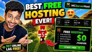 Best Free Minecraft Hosting For SMP Servers 2026 😍 | MCServerHost 🔥