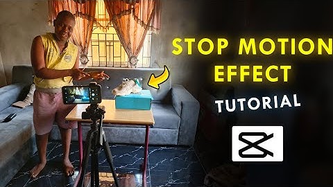 How to make a Stop motion graphic in CAPCUT for beginners