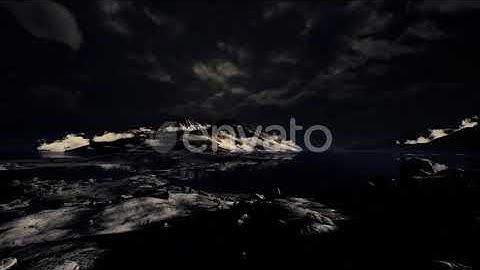 Dramatic Landscape in Antarctica with Storm Coming | Motion Graphics - Envato elements