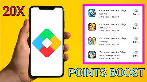 20X Points Boost For 7 Days | Google Play Points | Play Points Google Play