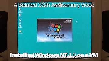 Installing Windows NT 4.0 On A VM (VPC 2004) (Windows NT 4.0 29th Anniversary Video)