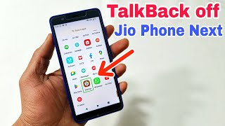 Jio Phone Next TalkBack Off Kaise Karen | How To Disable TalkBack Jio Phone Next | Jio TalkBack Off screenshot 4