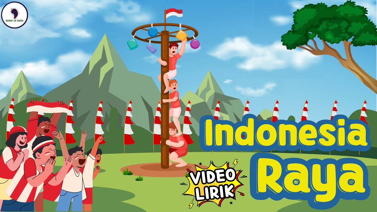 Indonesia Raya - Lagu Kebangsaan Indonesia (Video Lirik) Song of Kids Indonesia Raya - Lagu Kebangsaan Indonesia (Video Lirik) Song of Kids