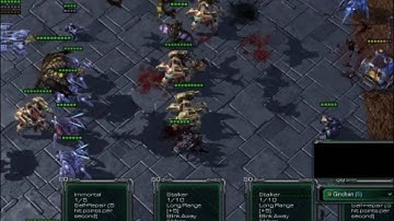 Starcraft II - THE Card Game Custom Map Footage part 1