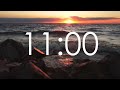 11 minute timer with ambient music