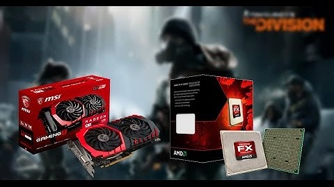 Tom Clancy’s The Division RX 470 4gb + Fx 6300 (stock) 1080p Ultra benchmark + Gameplay