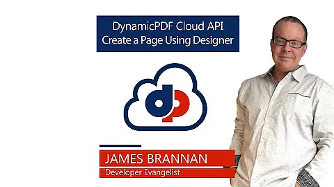 DynamicPDF Cloud API - Create a Page Using Designer