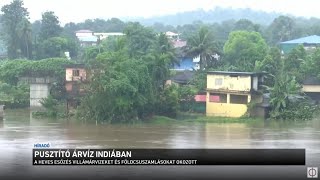 Pusztító árvíz Indiában