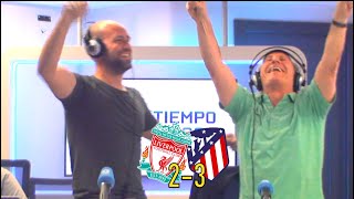 El Atleti ELIMINA al Liverpool | Inolvidable reacción de Petón, Miró y la narración de Rubén Martín