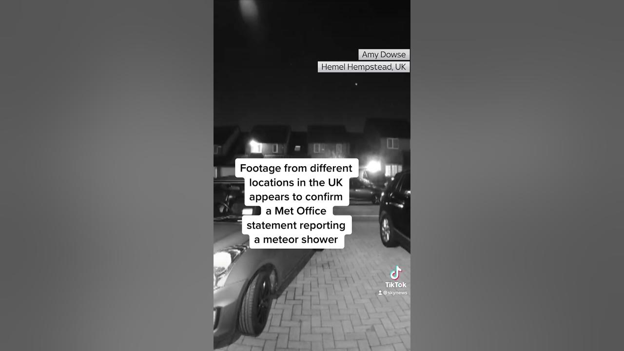 'Biggest one I've seen' Meteor lights up night sky YouTube